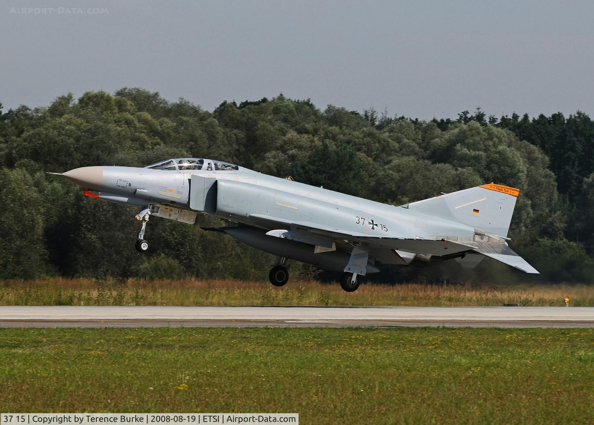 37 15, 1972 McDonnell Douglas F-4F Phantom II C/N 4385, Manching Germany August 2008