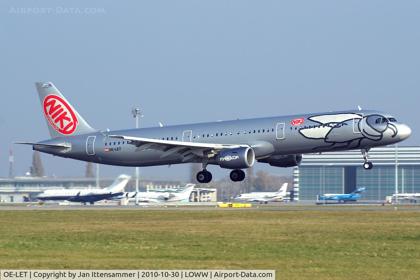 OE-LET, 2009 Airbus A321-211 C/N 3830, OE-LET @ LOWW