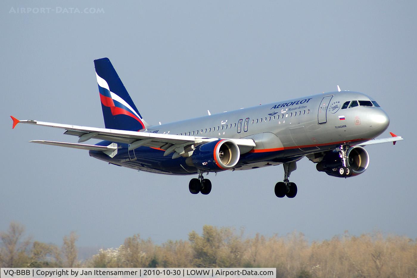 VQ-BBB, 2009 Airbus A320-214 C/N 3823, VQ-BBB @ LOWW