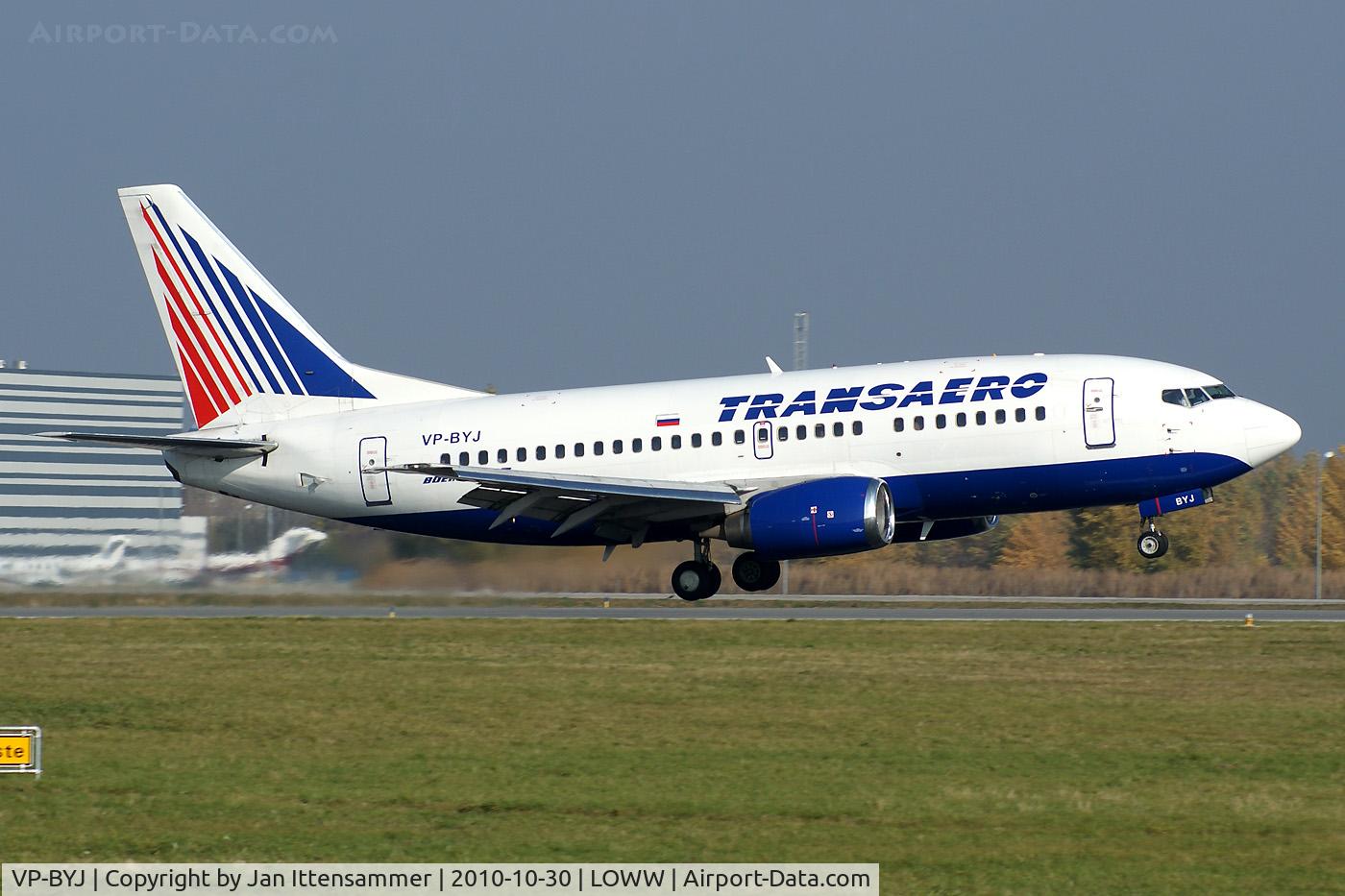 VP-BYJ, 1998 Boeing 737-524 C/N 28923, VP-BYJ @ LOWW
