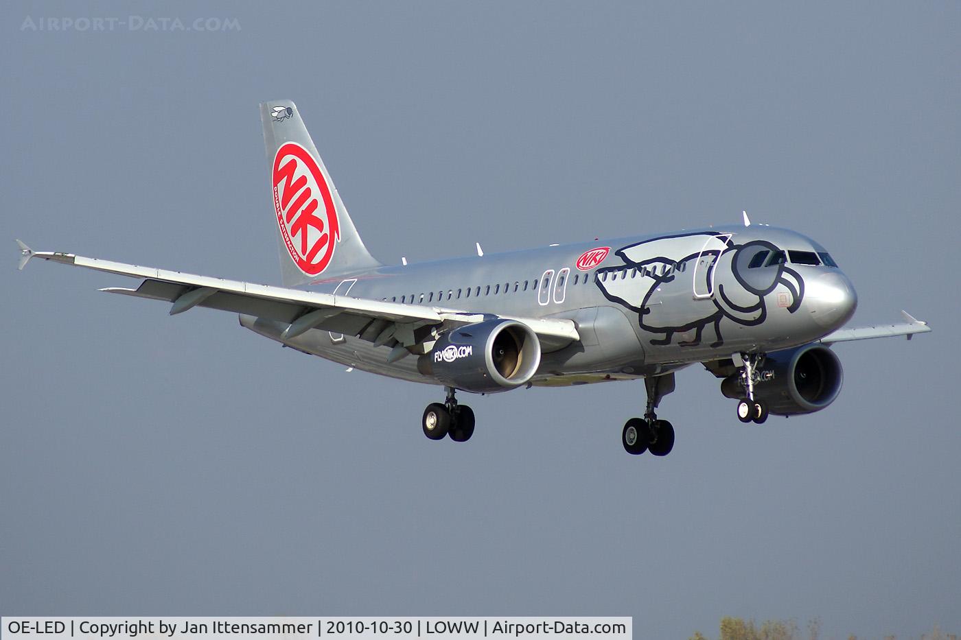 OE-LED, 2008 Airbus A319-112 C/N 3407, OE-LED @ LOWW