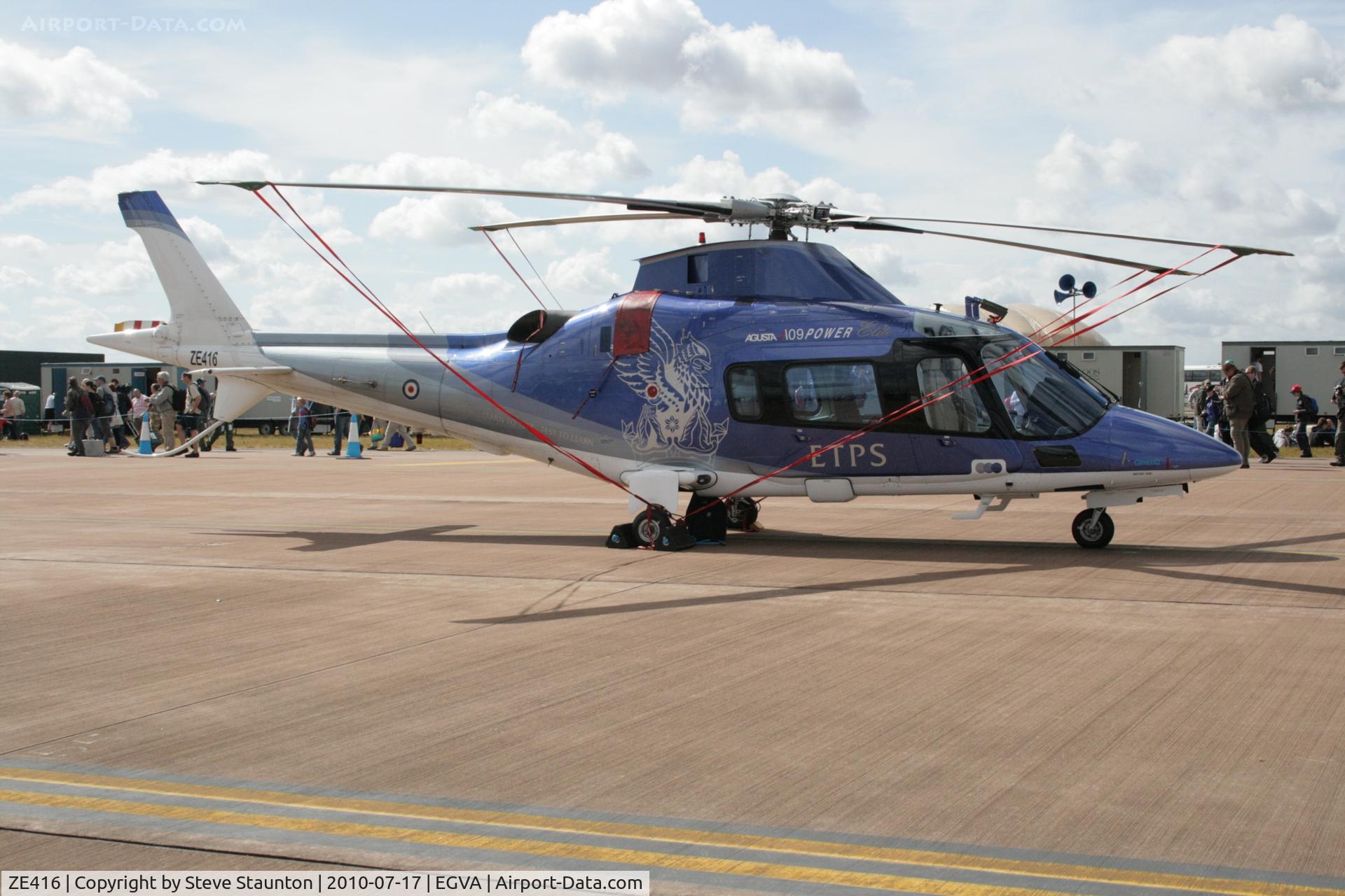 ZE416, 2004 Agusta A-109E Power C/N 11173, Taken at the Royal International Air Tattoo 2010