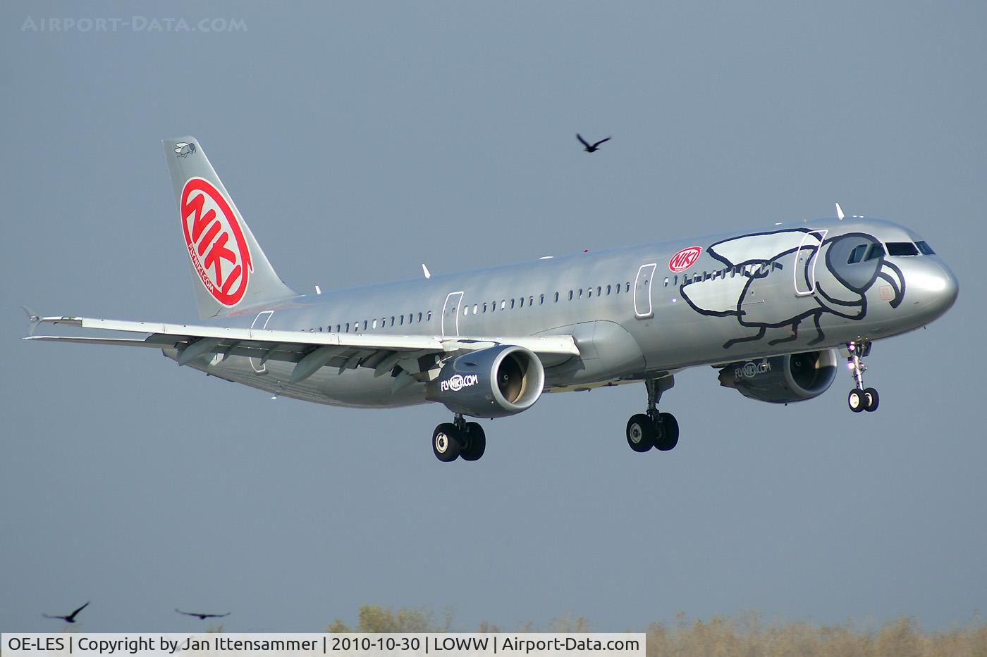 OE-LES, 2008 Airbus A321-211 C/N 3504, OE-LES @ loww