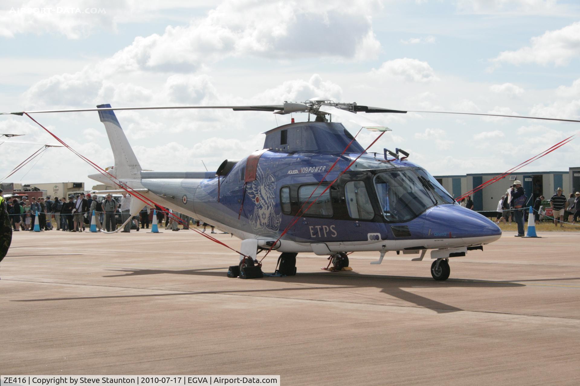 ZE416, 2004 Agusta A-109E Power C/N 11173, Taken at the Royal International Air Tattoo 2010