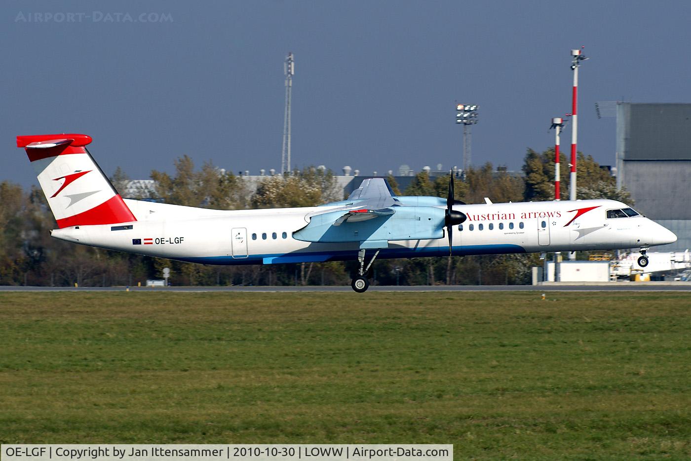 OE-LGF, 2002 De Havilland Canada DHC-8-402Q Dash 8 C/N 4068, OE-LGF @ LOWW