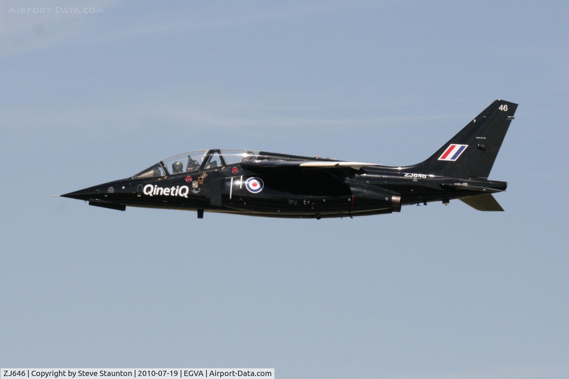 ZJ646, 1981 Dassault-Dornier Alpha Jet A C/N 0155, Taken at the Royal International Air Tattoo 2010