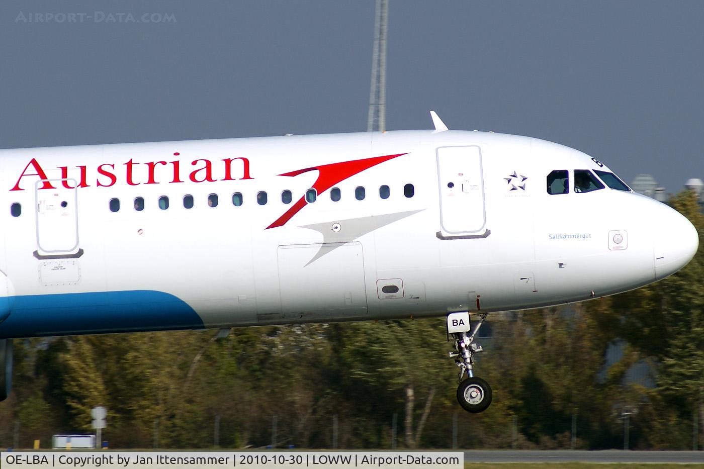 OE-LBA, 1995 Airbus A321-111 C/N 552, OE-LBA @ LOWW