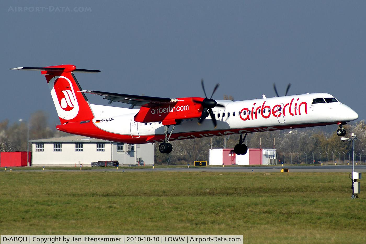 D-ABQH, 2009 De Havilland Canada DHC-8-402 Dash 8 C/N 4256, D:ABQH @ LOWW
