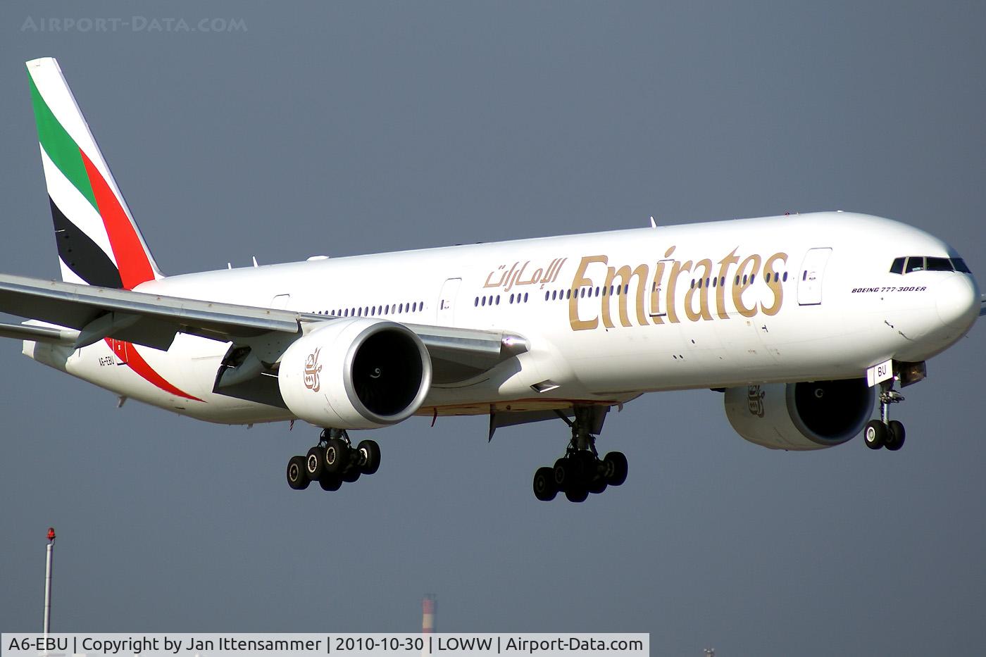 A6-EBU, 2006 Boeing 777-31H/ER C/N 34484, A6-EBU @ LOWW