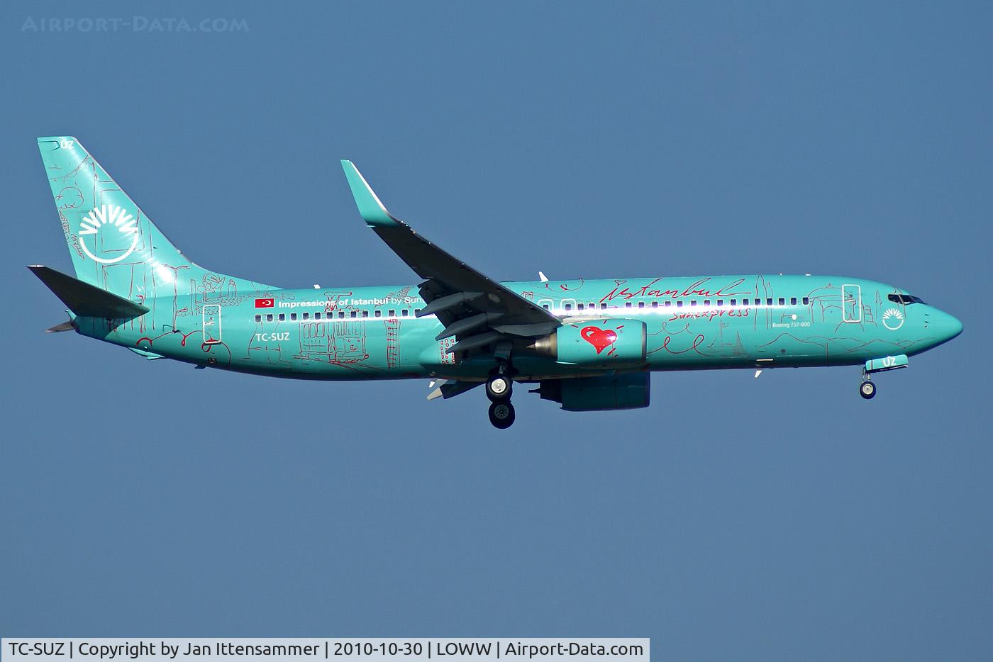 TC-SUZ, 2008 Boeing 737-8HX C/N 29649, TC-SUZ @ LOWW