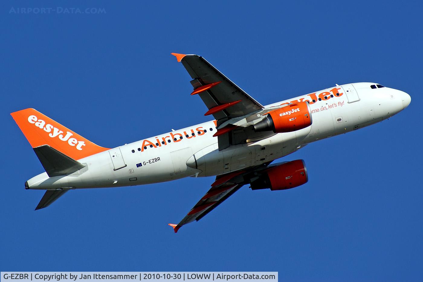 G-EZBR, 2007 Airbus A319-111 C/N 3088, G-EZBR @ LOWW