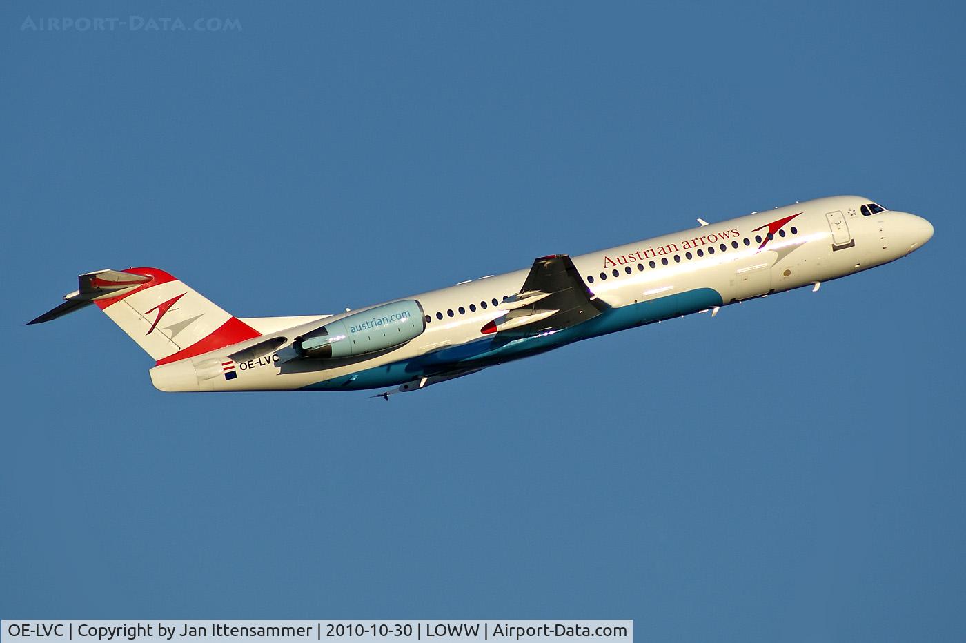 OE-LVC, 1993 Fokker 100 (F-28-0100) C/N 11446, OE-LVG @ LOWW