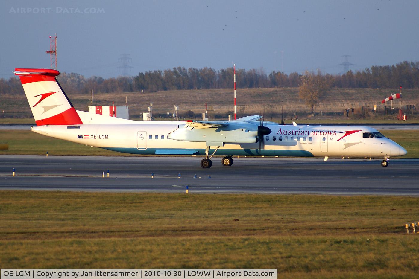 OE-LGM, 2010 De Havilland Canada DHC-8-402Q Dash 8 C/N 4319, OE-LGM @ LOWW