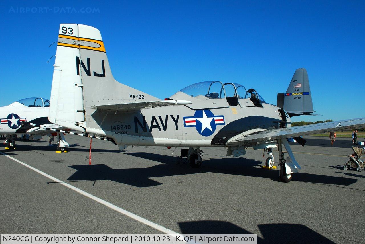 N240CG, North American T-28C Trojan C/N 252-3 (146240), T-28