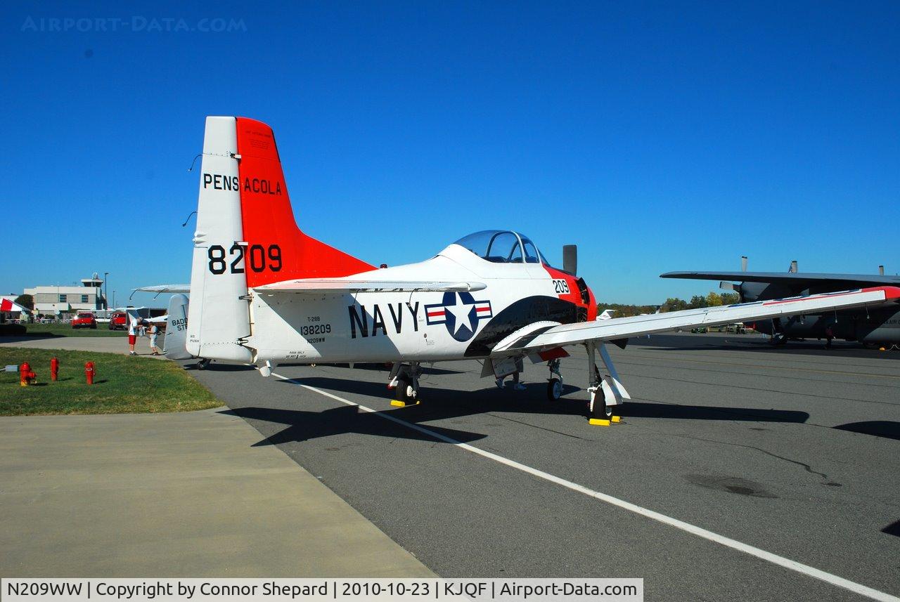 N209WW, 1954 North American T-28B Trojan C/N 200-280 (138209), T-28