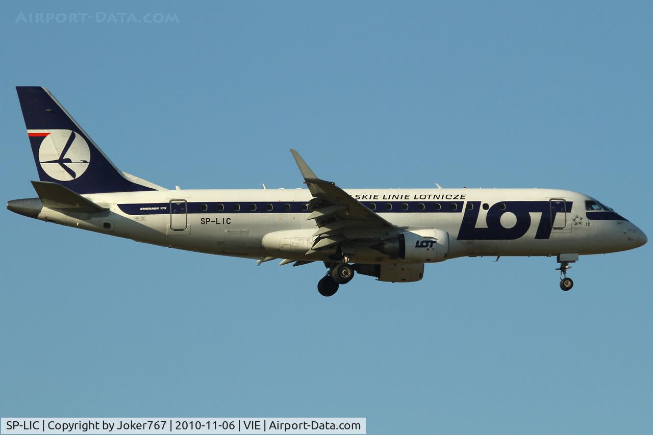 SP-LIC, 2006 Embraer 175LR (ERJ-170-200LR) C/N 17000134, LOT Polish Airline