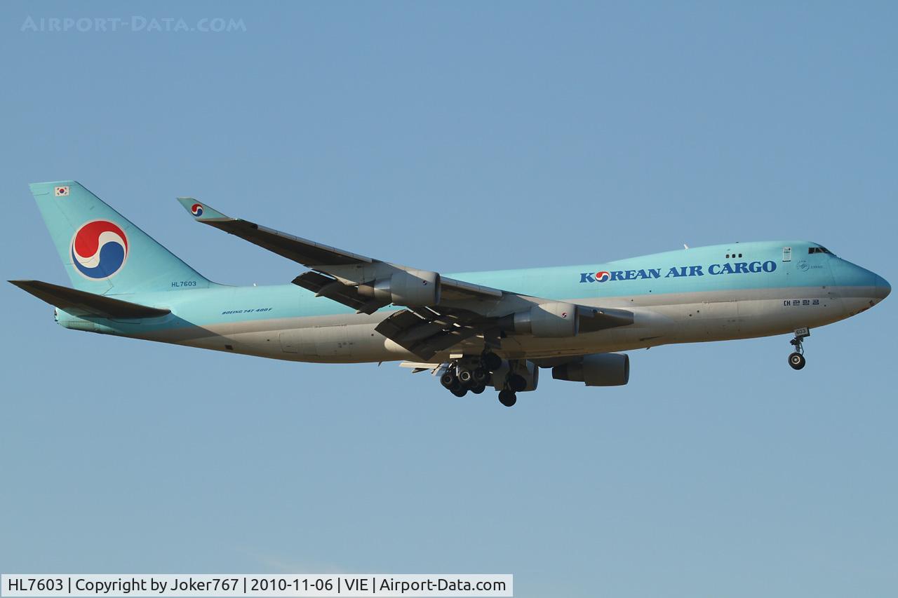 HL7603, 2005 Boeing 747-4B5F/ER/SCD C/N 34302, Korean Air Cargo