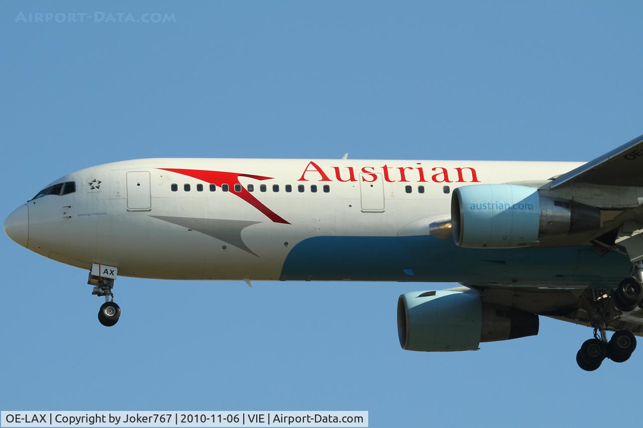 OE-LAX, 1992 Boeing 767-3Z9/ER C/N 27095, Austrian Airlines