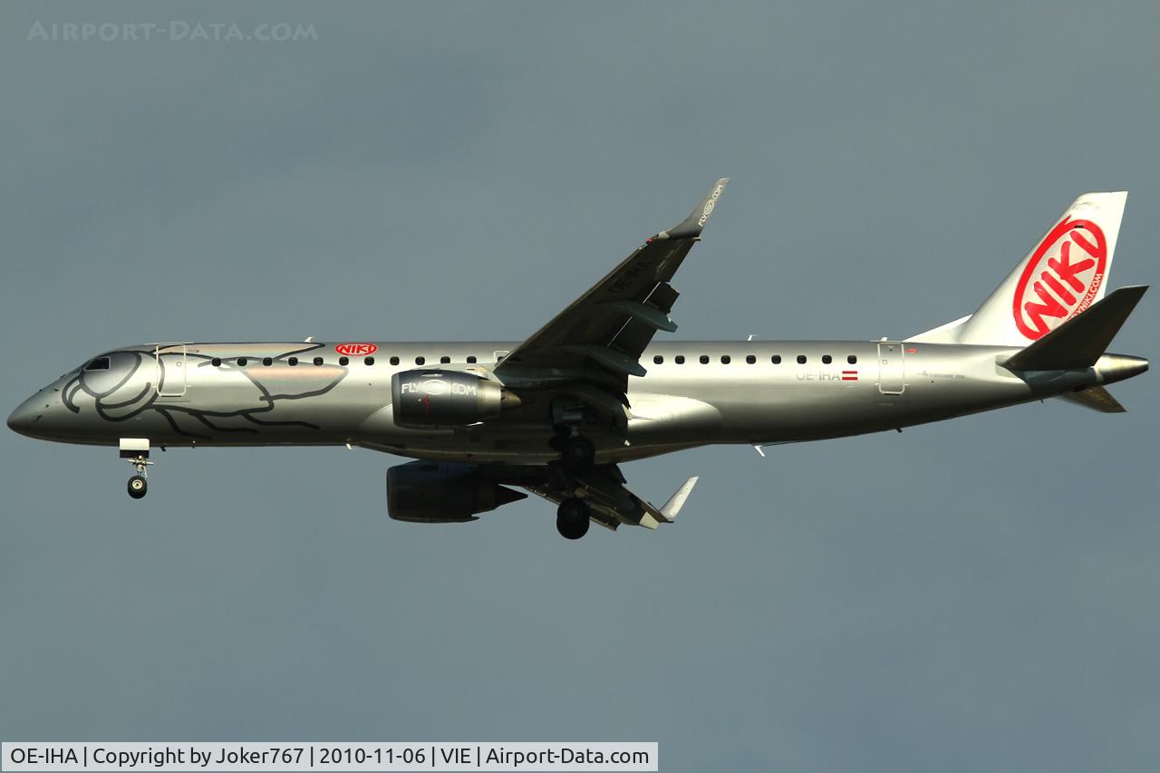 OE-IHA, 2009 Embraer 190LR (ERJ-190-100LR) C/N 19000285, NIKI