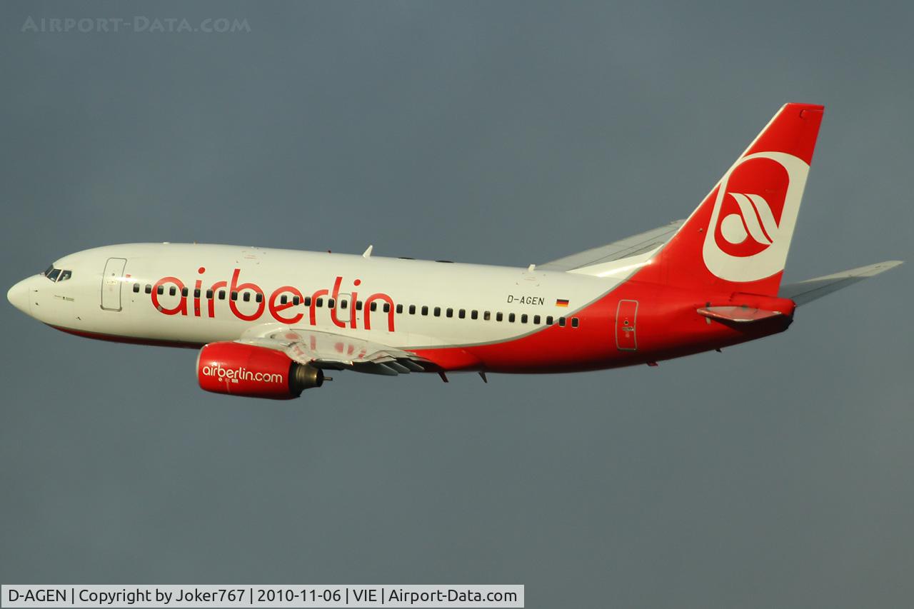 D-AGEN, 1998 Boeing 737-75B C/N 28100, Air Berlin