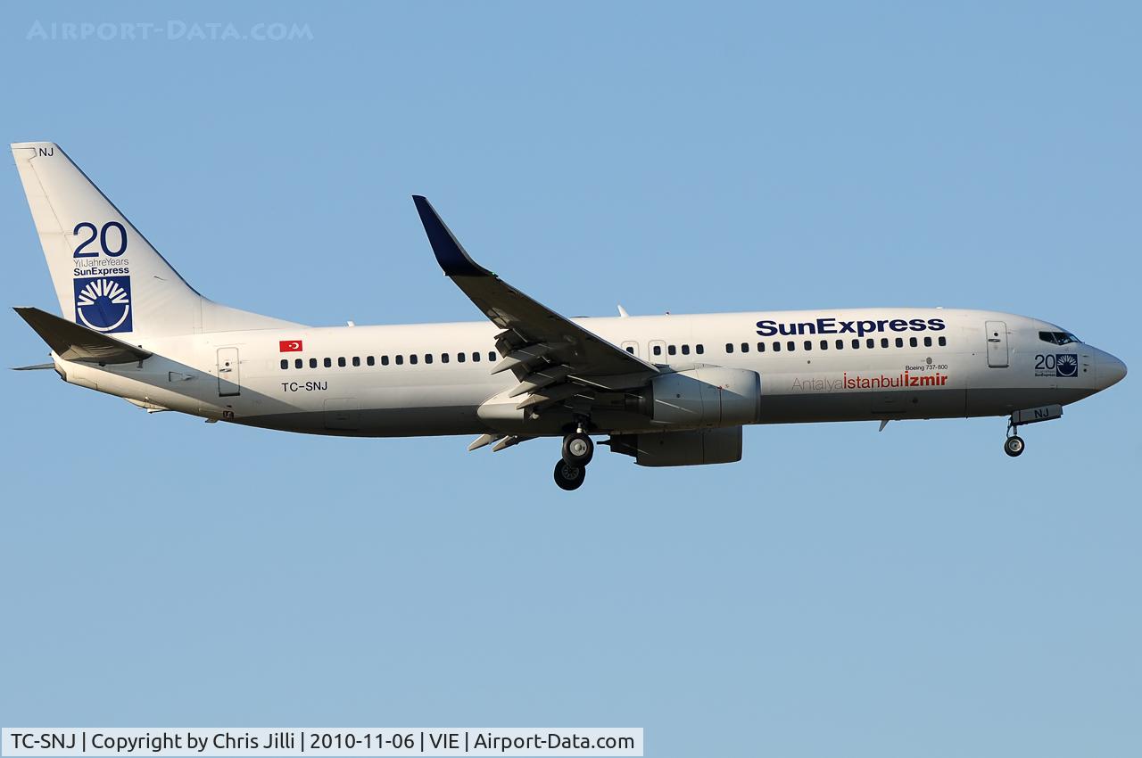 TC-SNJ, 2005 Boeing 737-86J C/N 30827, SunExpress