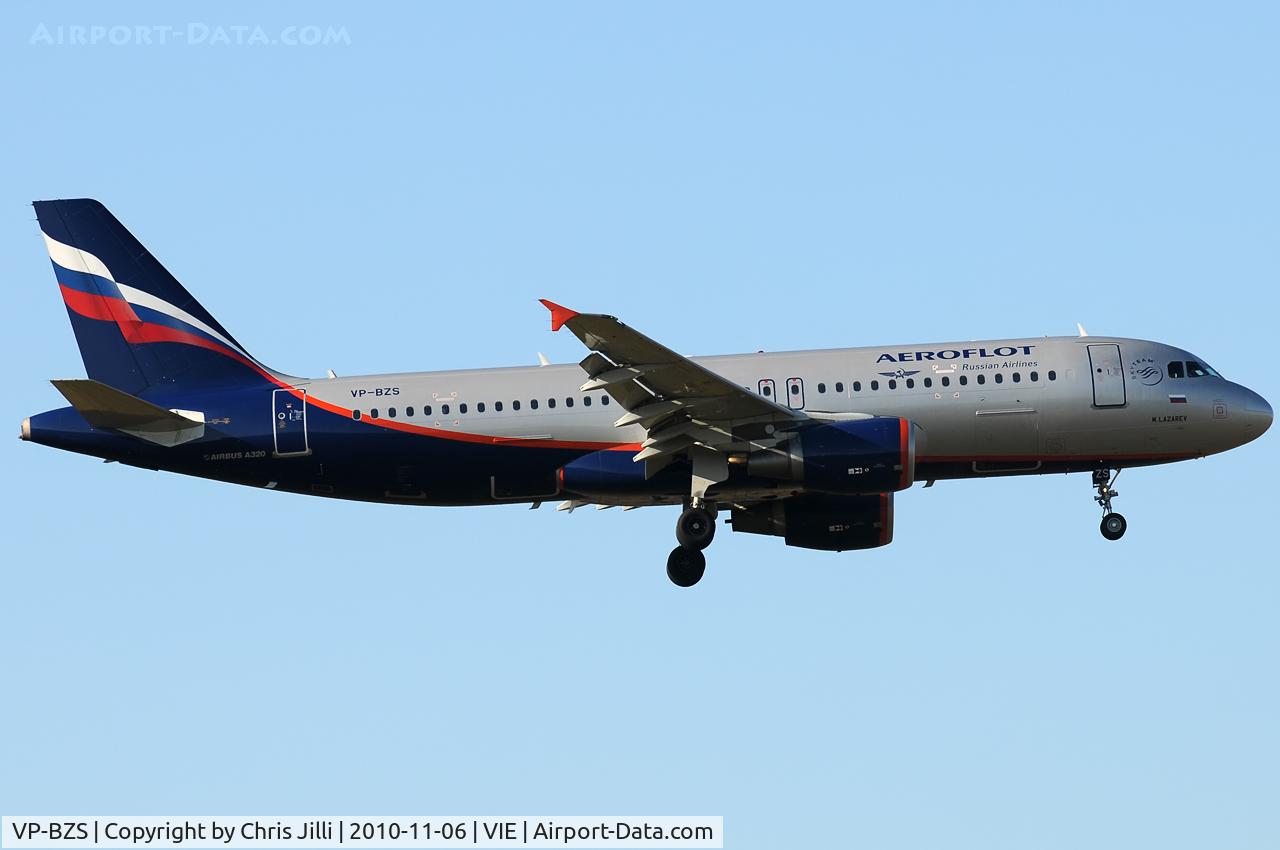 VP-BZS, 2008 Airbus A320-214 C/N 3644, Aeroflot