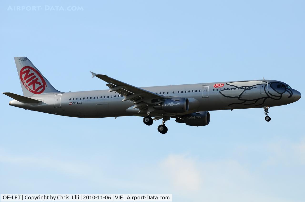 OE-LET, 2009 Airbus A321-211 C/N 3830, NIKI