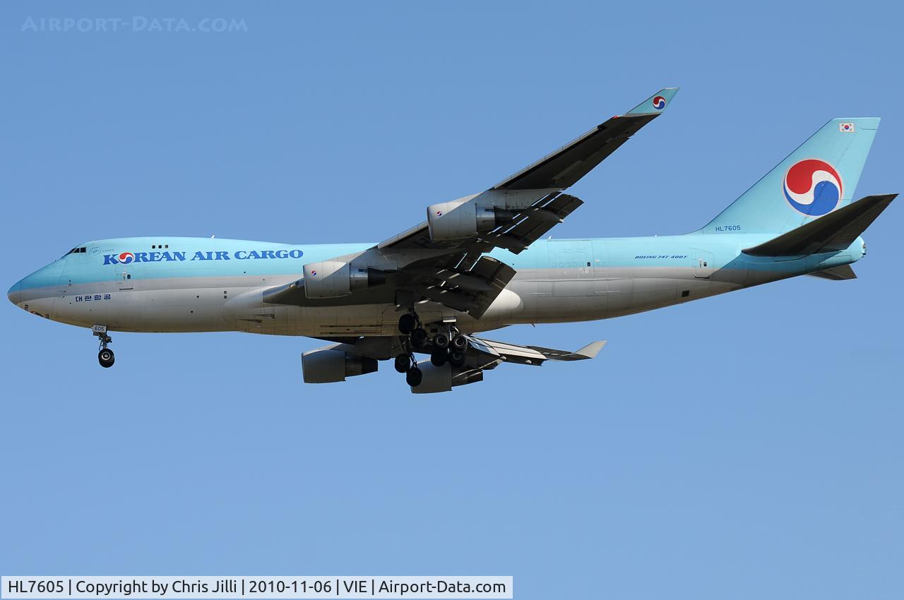 HL7605, 2006 Boeing 747-4B5ERF C/N 35526, Korean Air