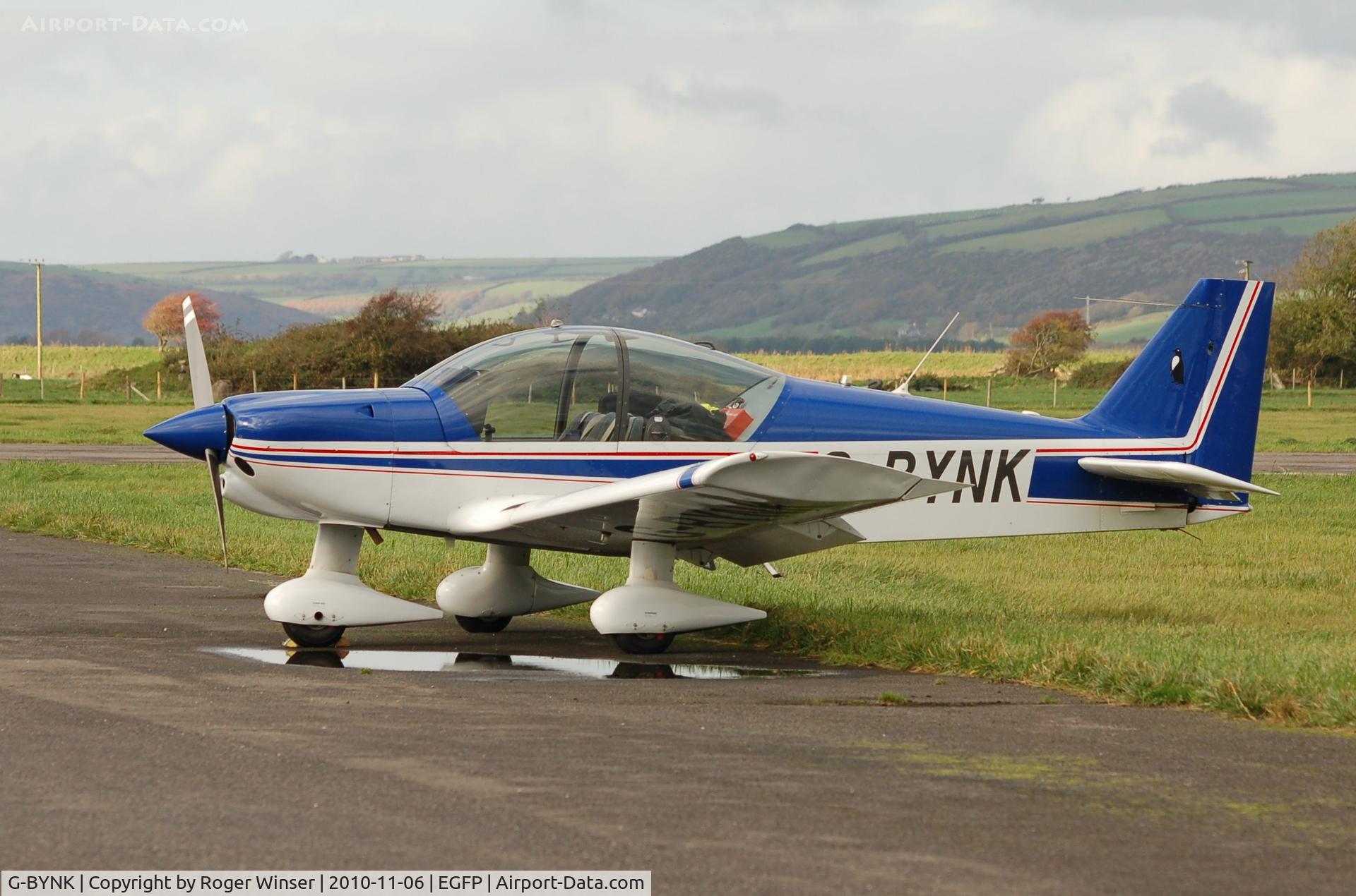 G-BYNK, 1999 Robin HR-200-160 C/N 338, Robin HR200 visiting Pembrey Airport.