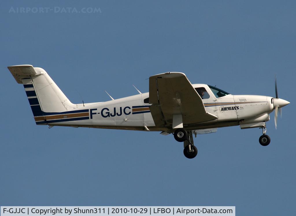 F-GJJC, Piper PA-28RT-201T Turbo Arrow IV C/N 28R8531004, Landing rwy 14R... Additional 'Airways' titles now...