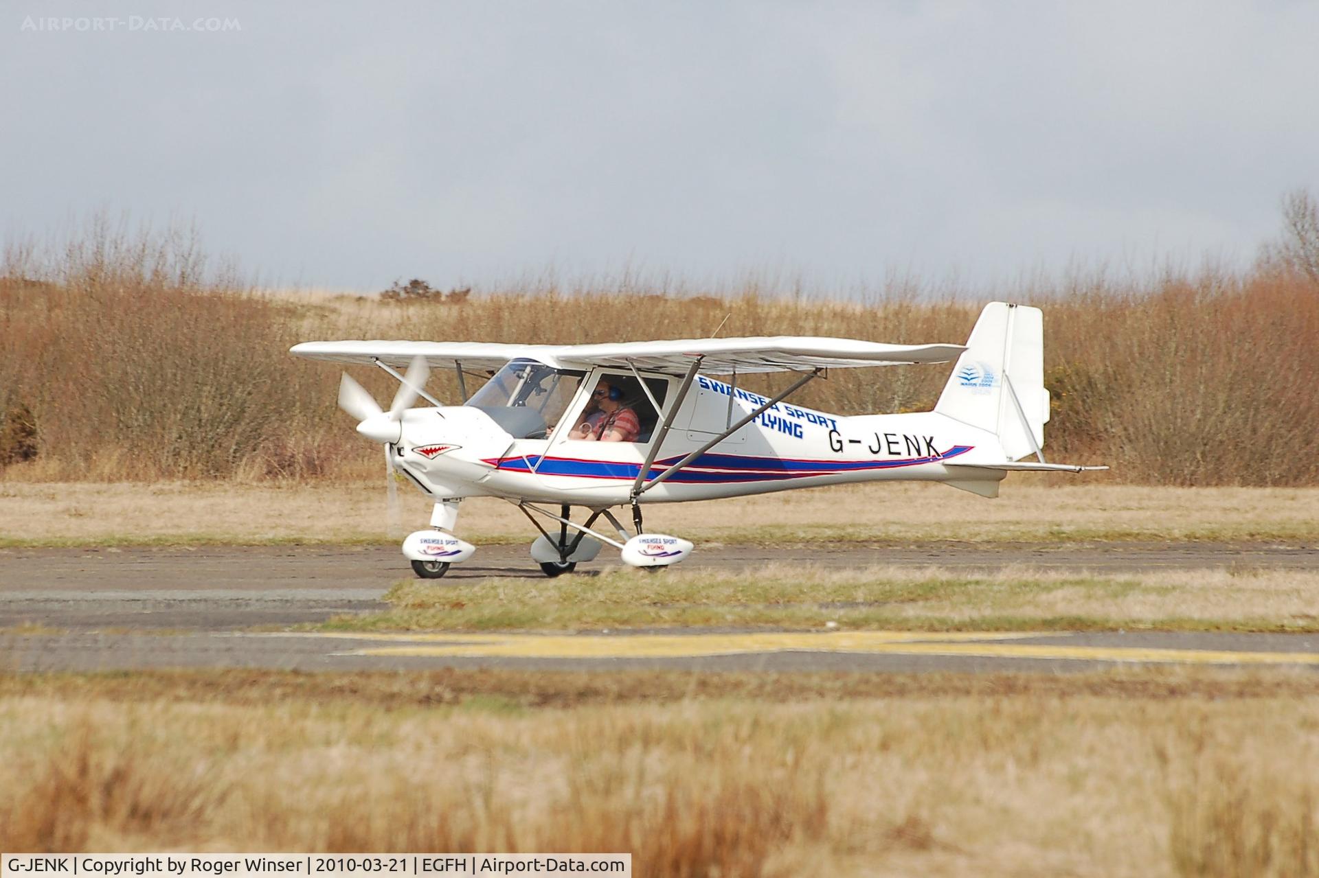 G-JENK, 2008 Comco Ikarus C42 FB80 C/N 0806-6978, Resident Ikarus C42 of Swansea Sport Flying