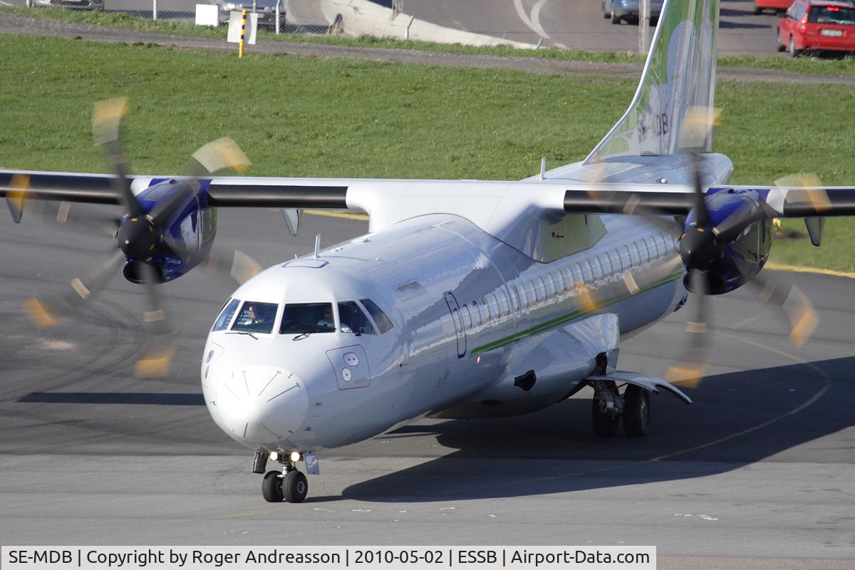 SE-MDB, 2008 ATR 72-212A C/N 822, Golden Air, operating Avitrans flight 2Q933 to Visby