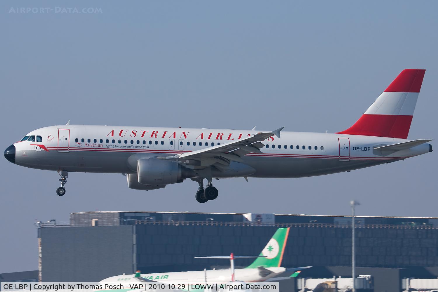 OE-LBP, 1998 Airbus A320-214 C/N 797, Austrian Airlines