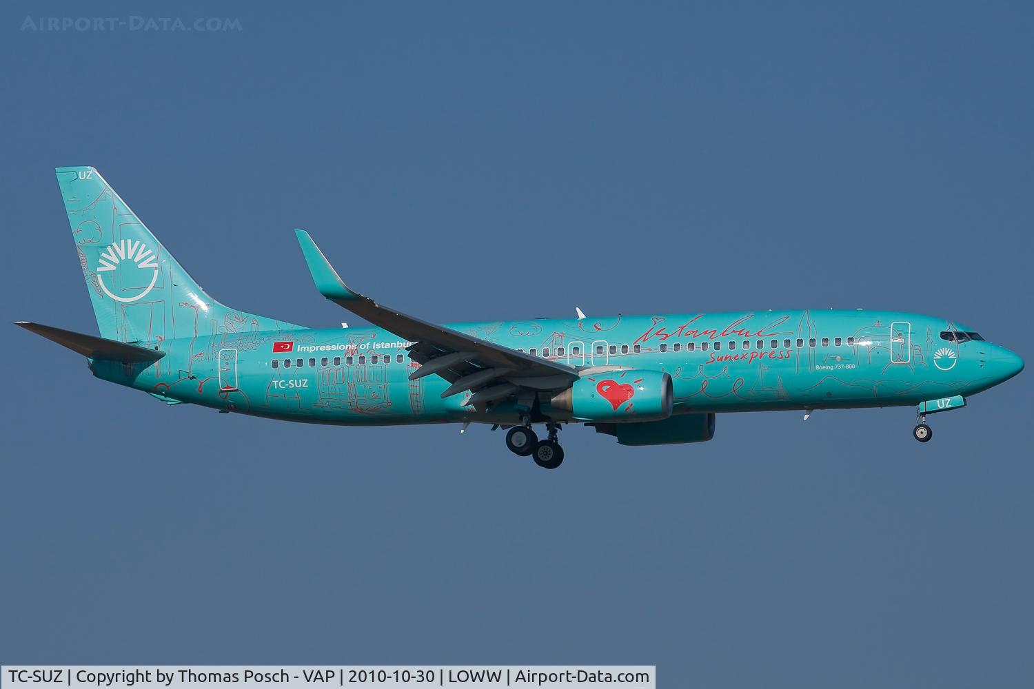 TC-SUZ, 2008 Boeing 737-8HX C/N 29649, Sun Express