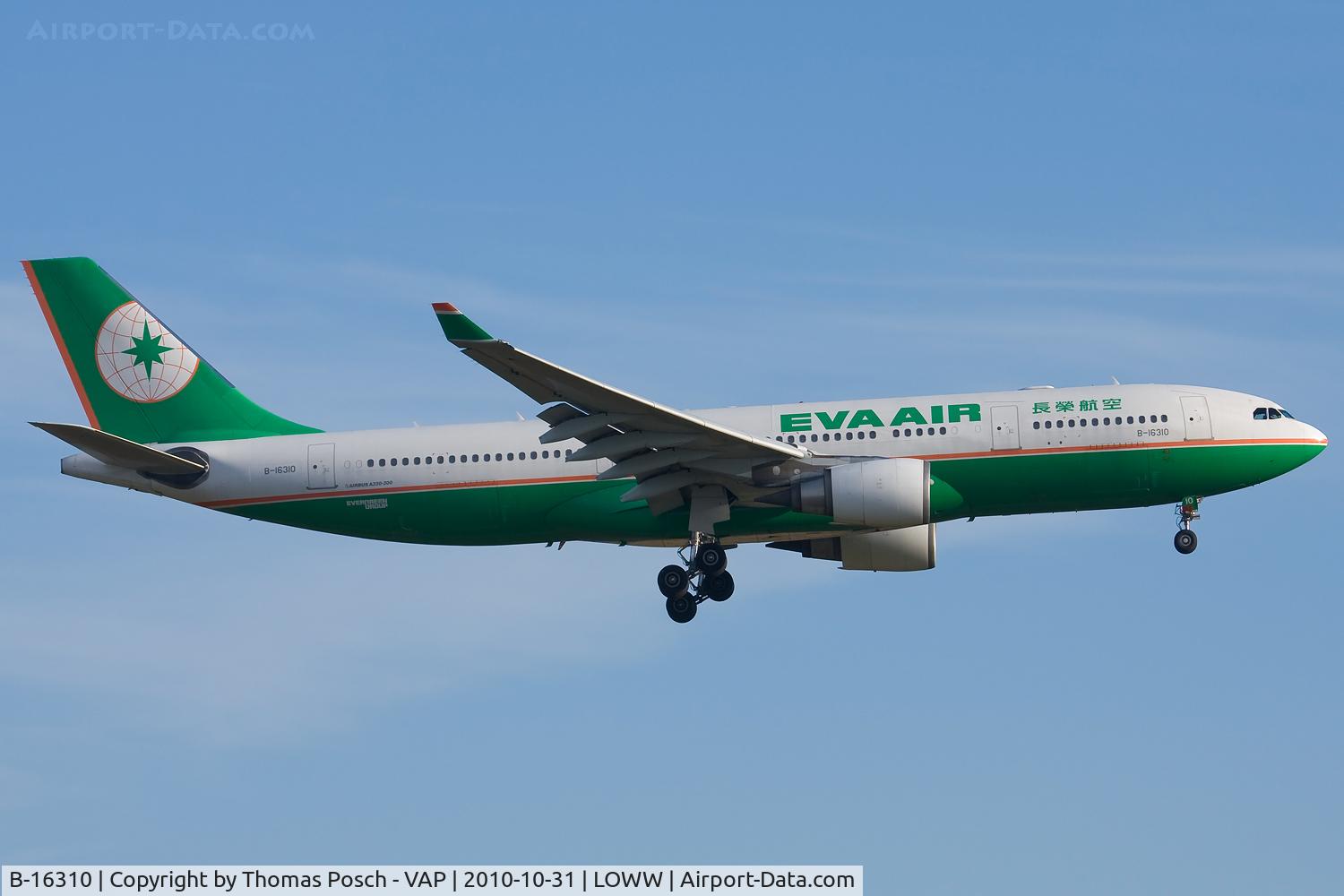 B-16310, 2005 Airbus A330-203 C/N 678, EVA Air