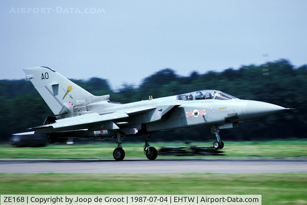 ZE168, 1986 Panavia Tornado F.3 C/N 549/AS020/3247, Early picture of a Tornado F.3. Delivery of the type had just started after the failure of the introduction of the F.2 variant in 1985.