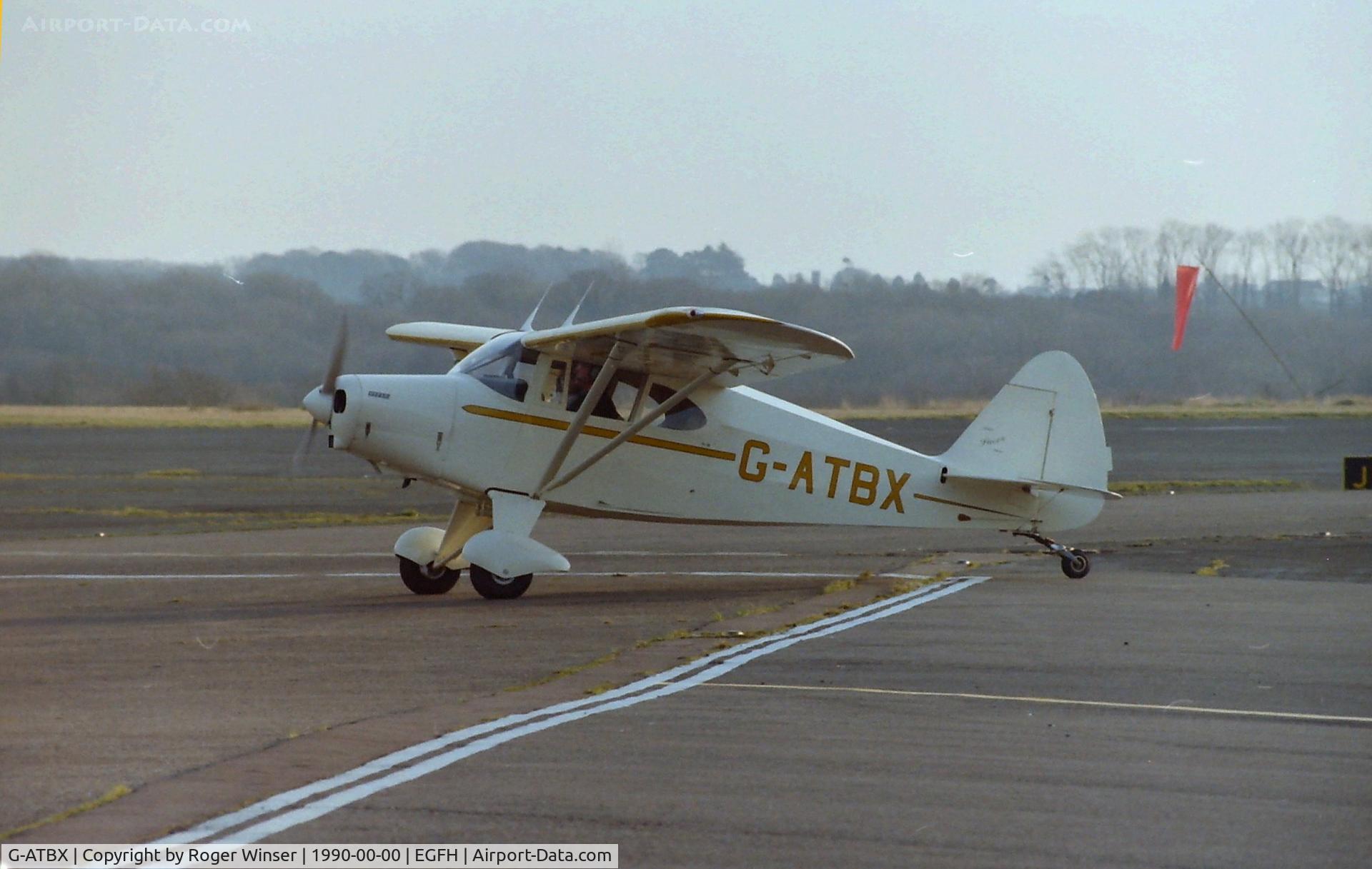 G-ATBX, 1952 Piper PA-20-135 Pacer Pacer C/N 20-904, Piper Pacer visiting Swansea Airport in the early 1990's