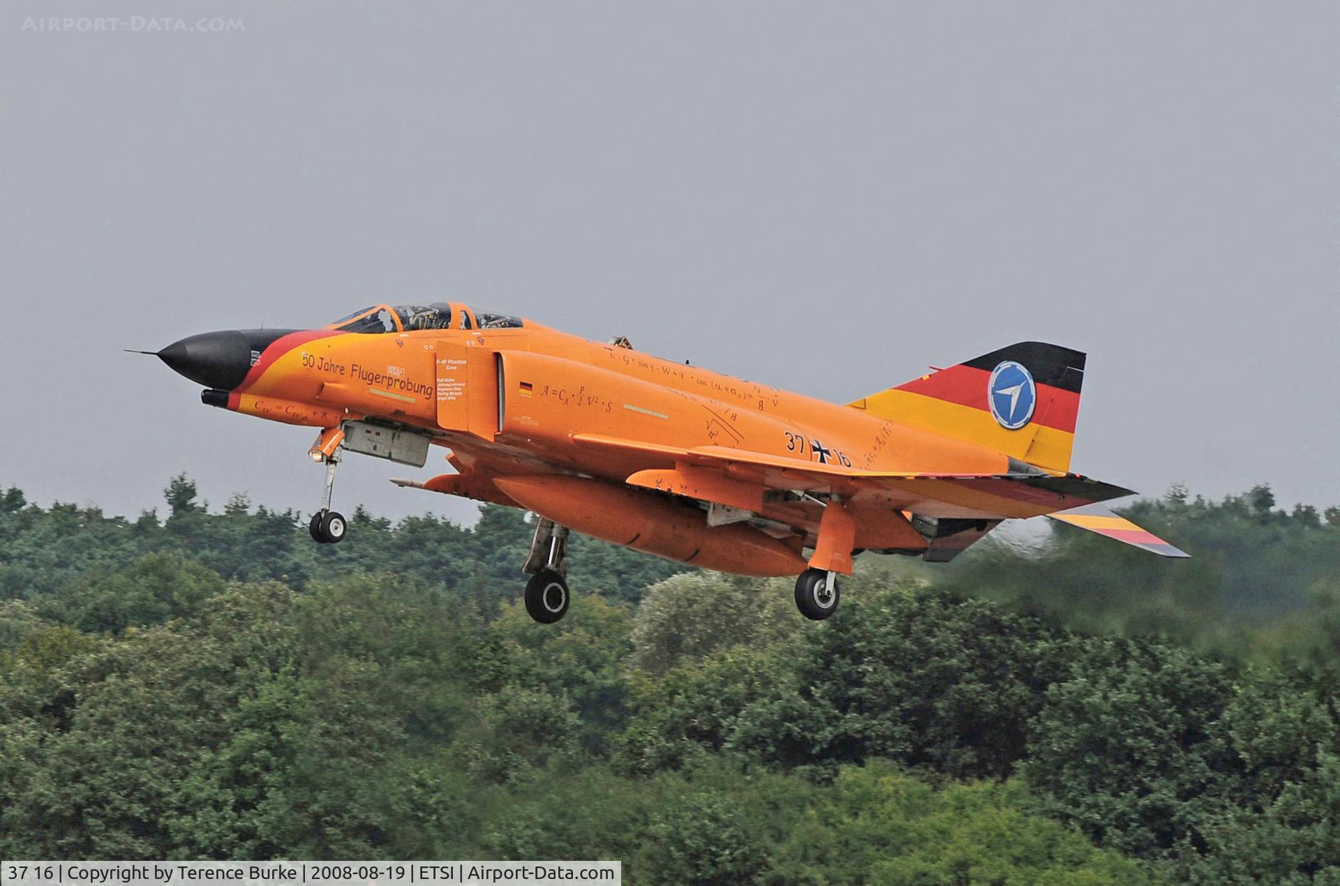 37 16, 1972 McDonnell Douglas F-4F Phantom II C/N 4388, Manching Germany August 2008