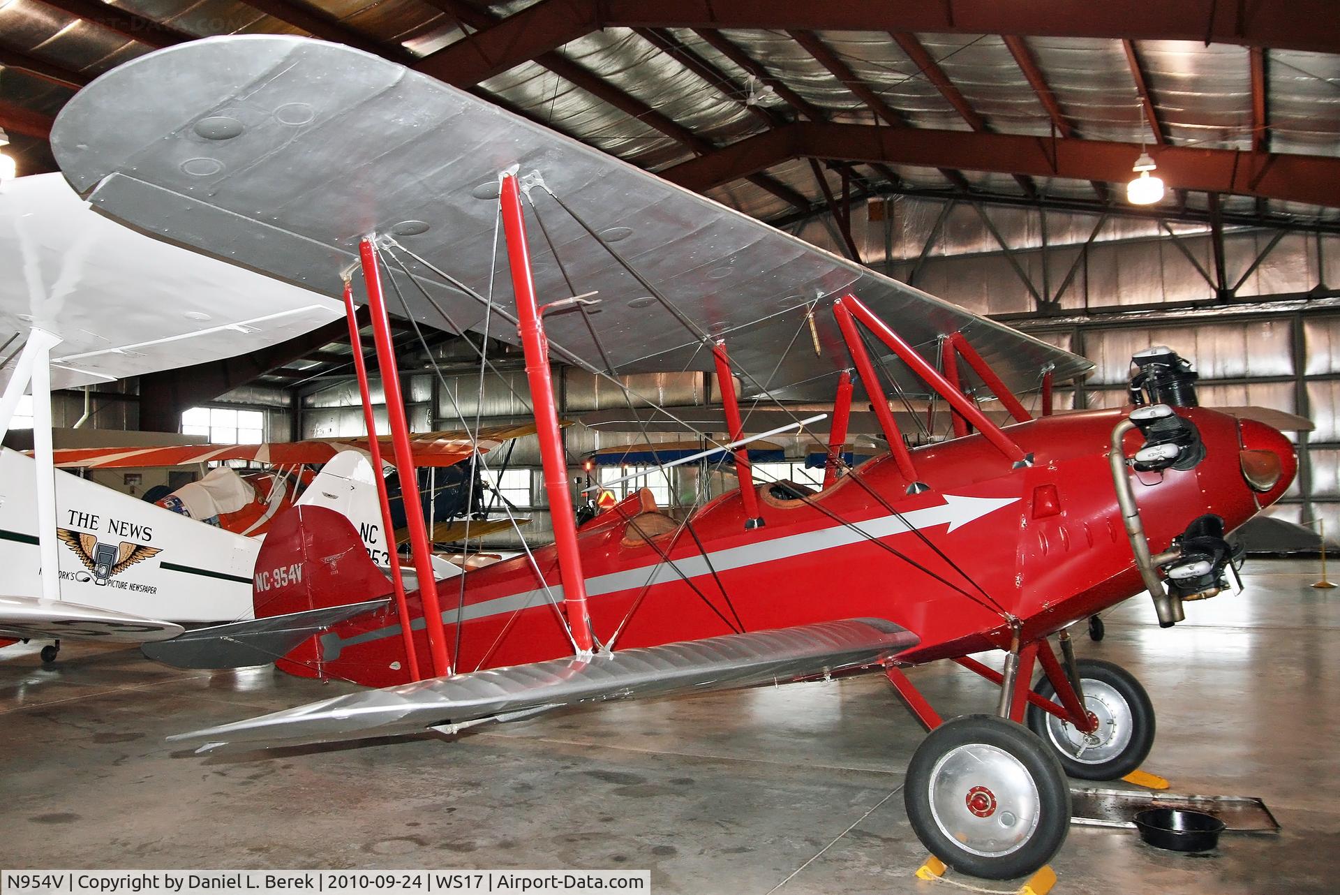 N954V, 1931 Fairchild KR-21 C/N 1502, This beautiful biplane was built in 1930; one year later, the company would be known as Fairchild.  Of the three KR-21s built, this is the sole survivor.