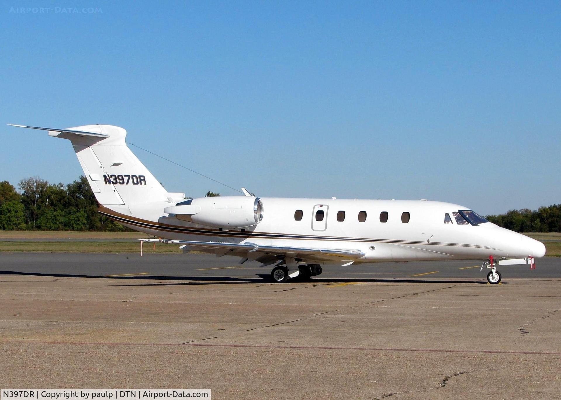 N397DR, 1986 Cessna 650 Citation III C/N 650-0107, At Downtown Shreveport.
