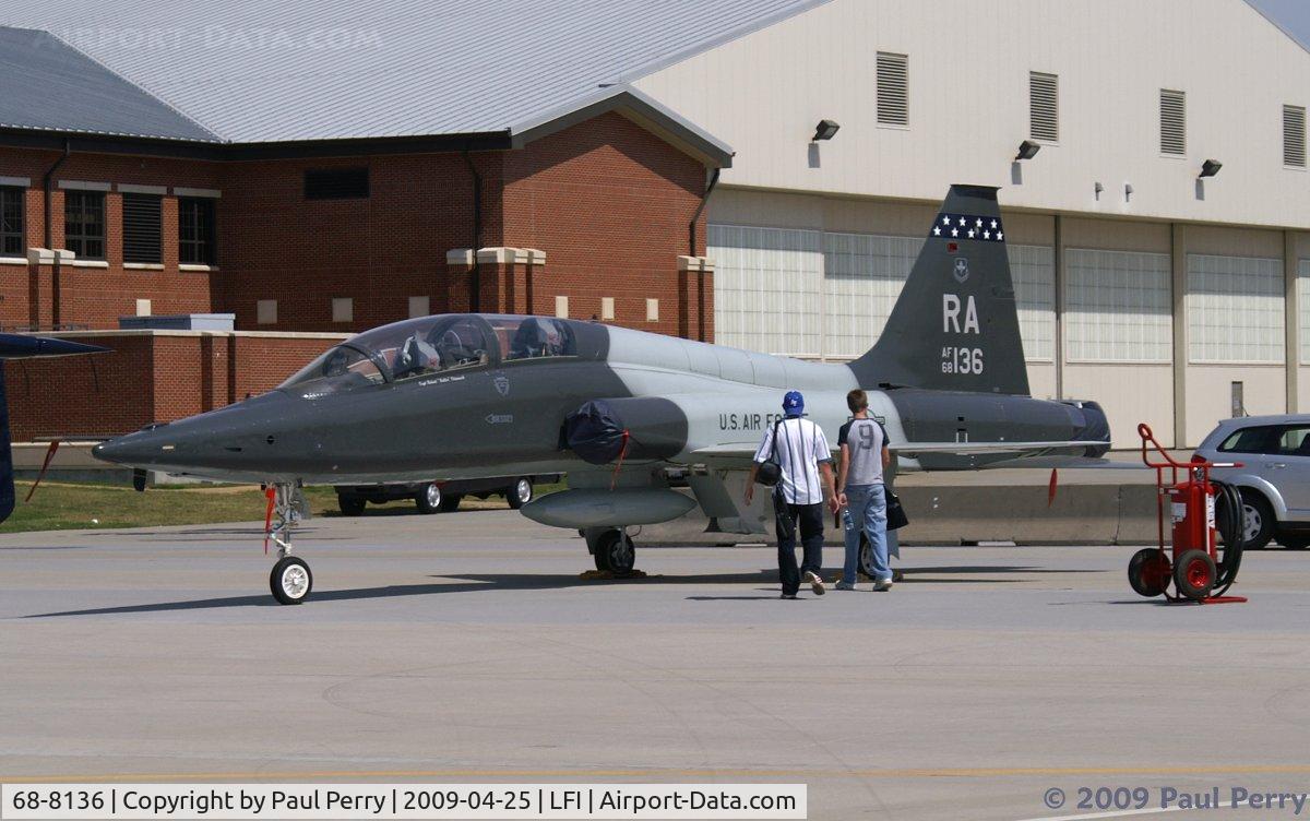 68-8136, 1968 Northrop T-38A Talon C/N T.6141, Talon looking pretty on the ramp