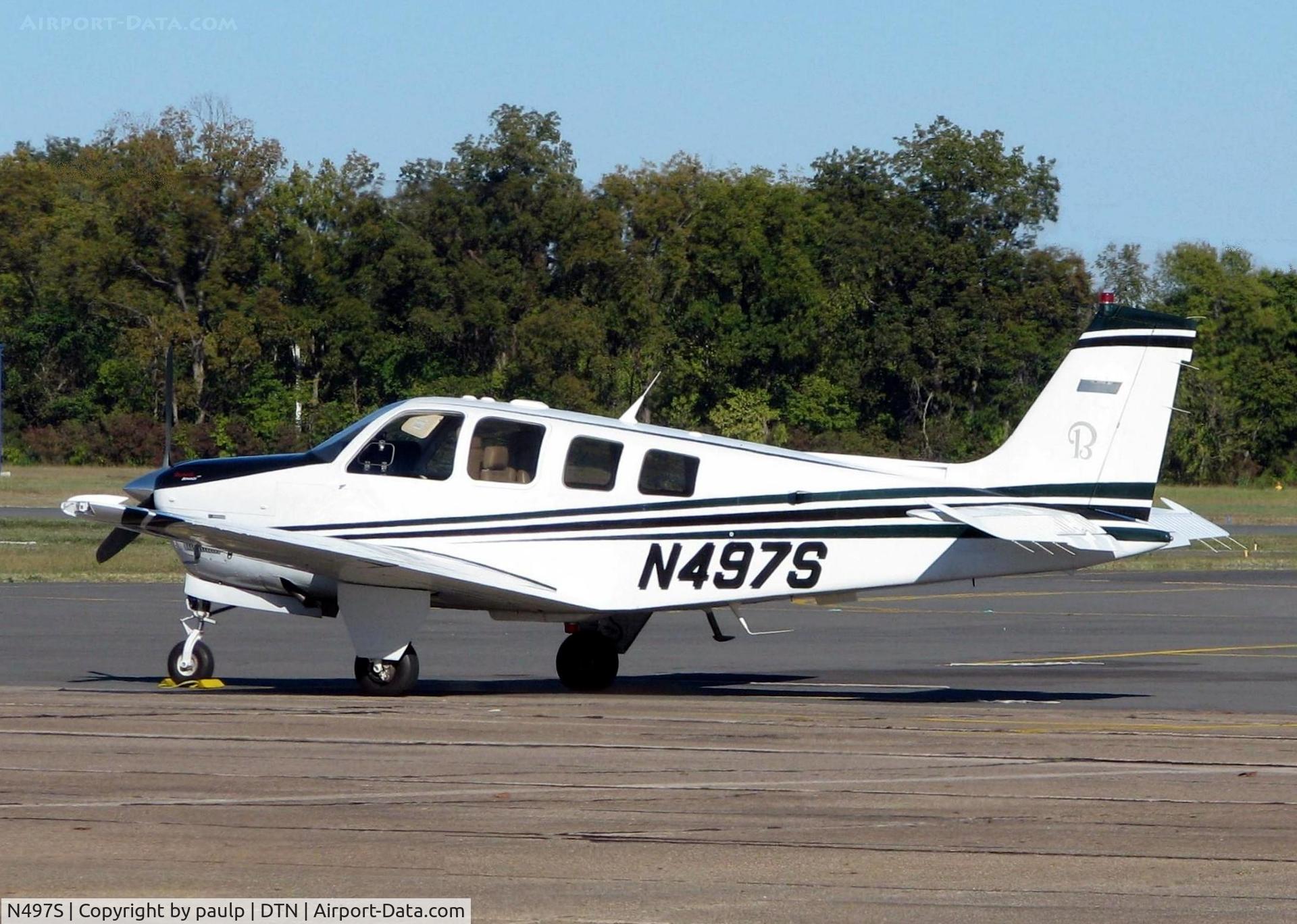 N497S, Raytheon Aircraft Company G36 C/N E3646, At Downtown Shreveport.