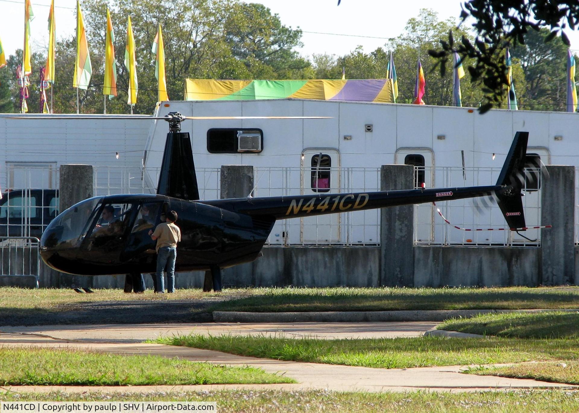 N441CD, Robinson R44 II C/N 12878, Giving rides at the Louisiana State Fair in Shreveport.