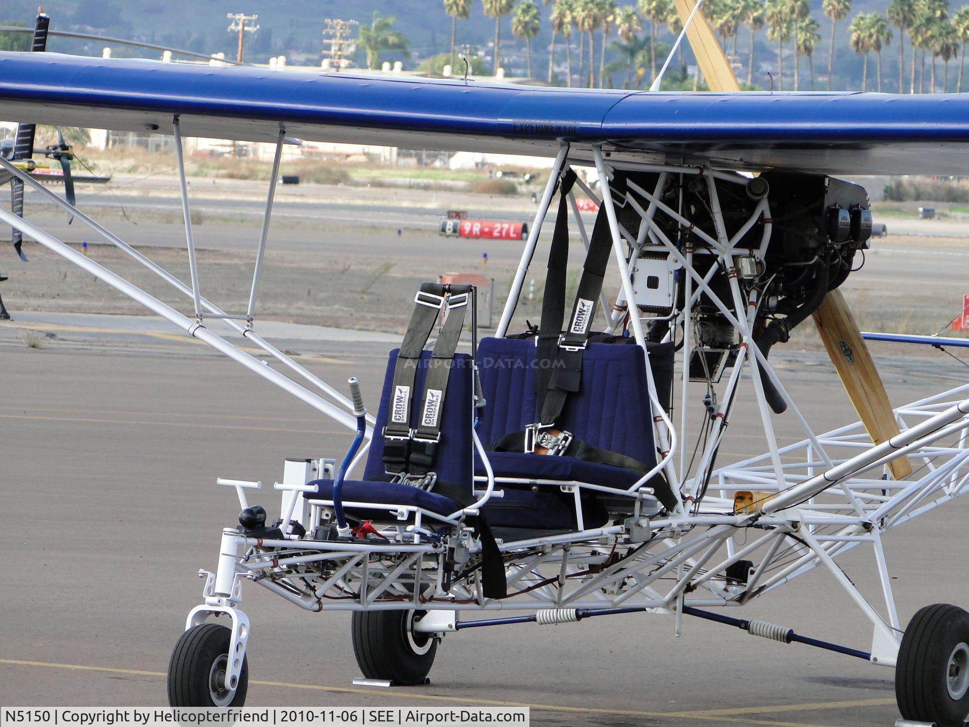 N5150, 2005 Breezy RLU-1 C/N MBH-1, Looks like a two seater, LYCOMING Engine Model O-320-E2D