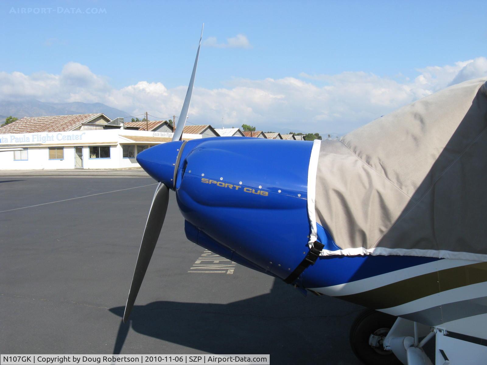N107GK, 2007 Cub Crafters CC11-100 Sport Cub C/N CC11-00018, 2007 CubCrafters CC11-100 SPORT CUB STOL, Continental O-200-D 100 Hp, wing Micro vortex generators, cowl, LSA class