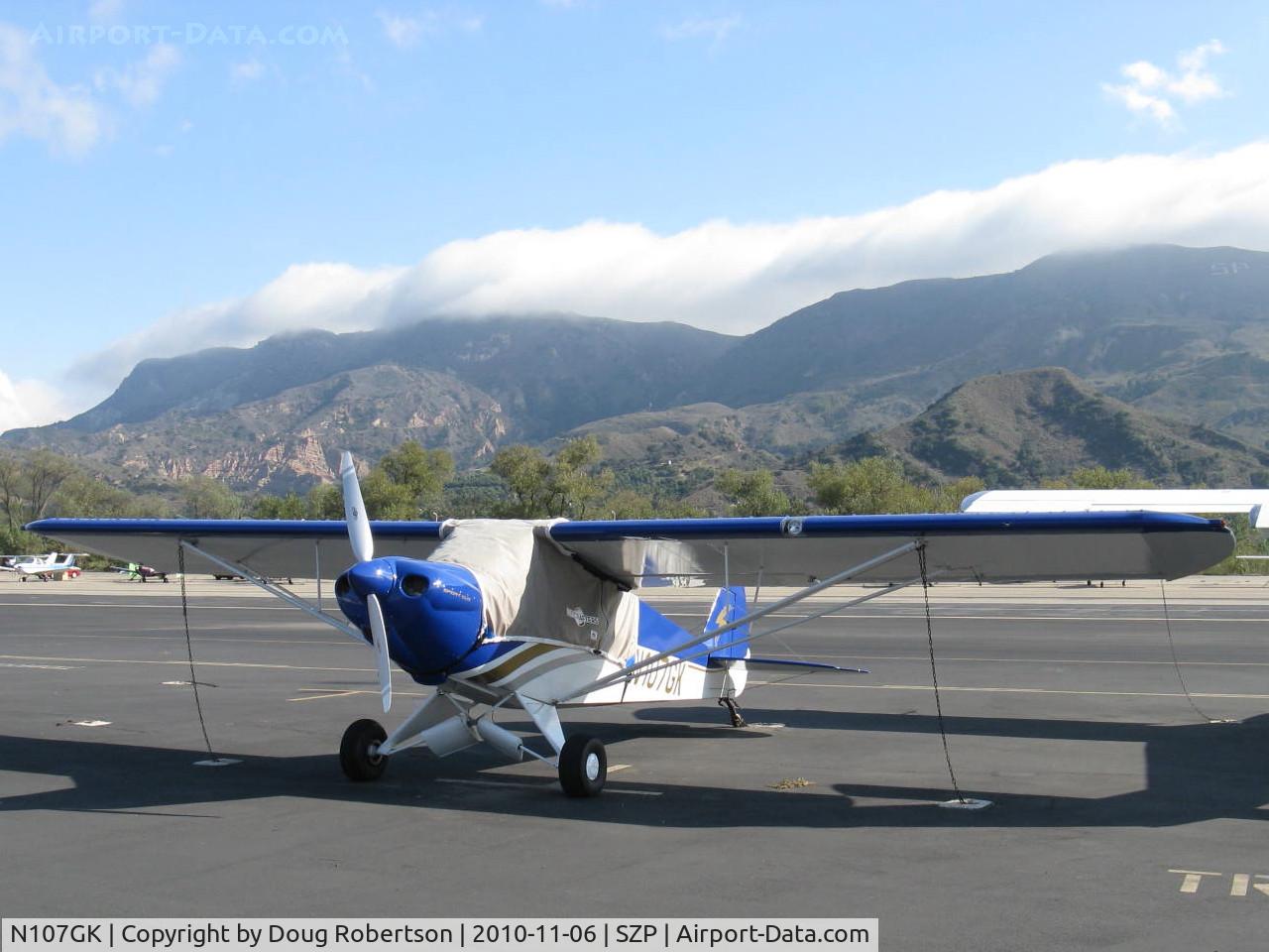 N107GK, 2007 Cub Crafters CC11-100 Sport Cub C/N CC11-00018, 2007 CubCrafters CC11-100 SPORT CUB STOL, Continental O-200-D 100 Hp, wing Micro vortex generators, LSA Class