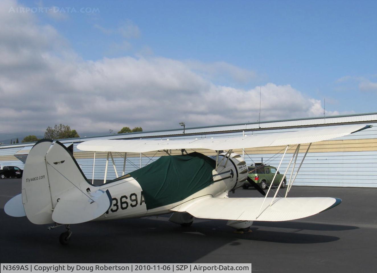N369AS, 1992 Classic Aircraft Corp WACO YMF C/N F5C-046, 1992 Classic Aircraft Corp. WACO YMF-5C upgraded to -5D SUPER, Jacobs R755 A2 300 Hp