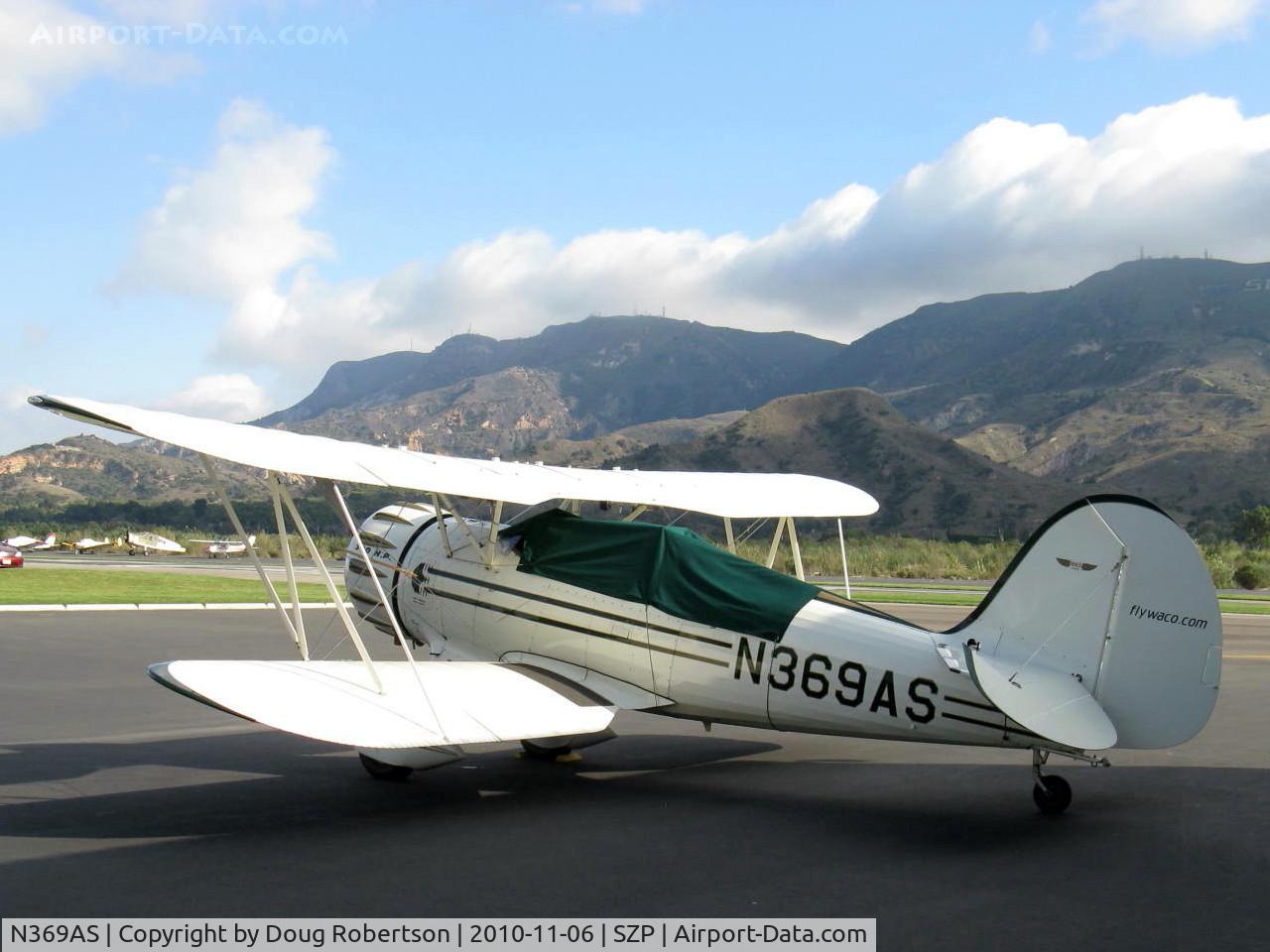 N369AS, 1992 Classic Aircraft Corp WACO YMF C/N F5C-046, 1992 Classic Aircraft Corp. WACO YMF-5C upgraded to -5D SUPER, Jacobs R755 A2 300 Hp