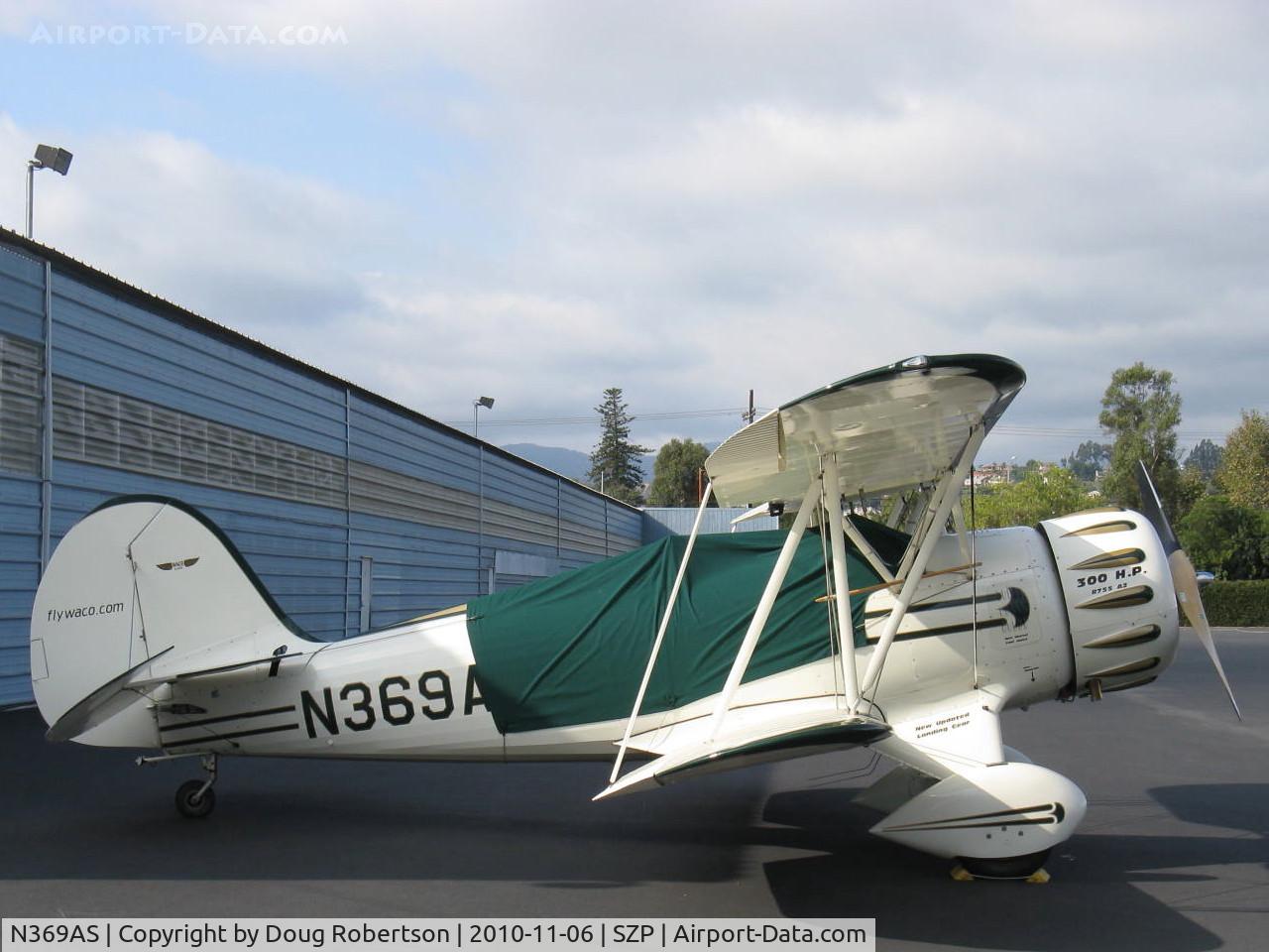 N369AS, 1992 Classic Aircraft Corp WACO YMF C/N F5C-046, 1992 Classic Aircraft Corp. WACO YMF-5C upgrade to -5D SUPER, Jacobs R755 A2 300 Hp and other changes