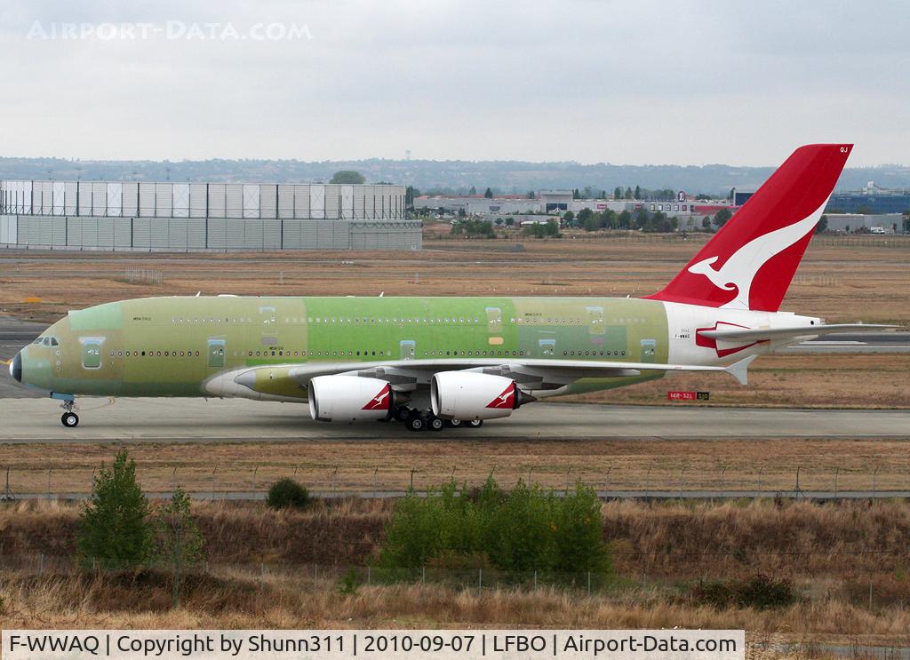 F-WWAQ, 2010 Airbus A380-842 C/N 062, C/n 0062 - For Qantas